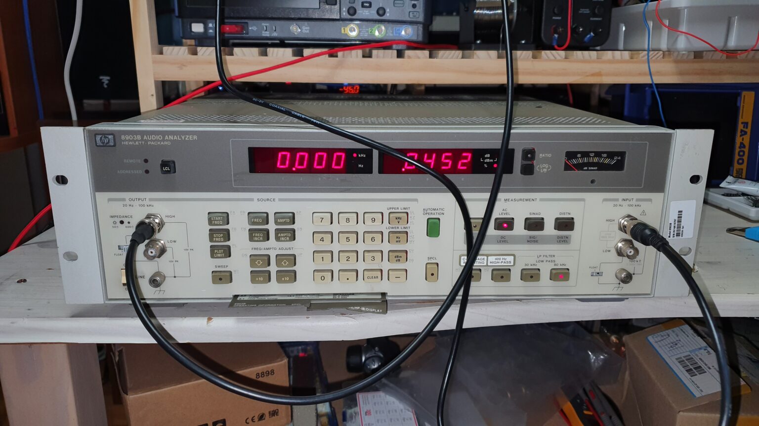 Audio Analyzer HP8903B 없따의 블로그